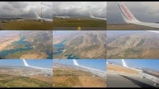 Extremely HARD LANDING !!! at Costa del Sol Boeing 737