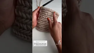 Herringbone Single Crochet  #tutorial #crochet #tejer #crocheting