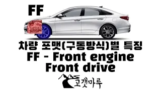 [차량이해] 차량 포맷(구동방식)별 특징 FF - Front engine Front drive 이민재