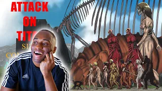 Nigerian Man Reacts To Attack On Titan Size Comparison 2021 ! ANIMATION