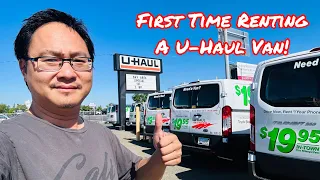 How To Rent A U-Haul 9’ Cargo Van! WHAT WILL FIT IN THIS VAN? (Full Walk-Around Tour)