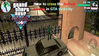 How to cross the locked bridge in GTA vice city