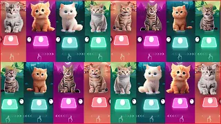 ALL CUTE CATS - WAKA WAKA - IMAGINE DRAGONS - BTS - BABY SHARK : TILES HOP