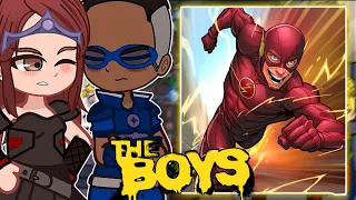 The Seven React to The Flash || The Boys React || Gacha Life - TikTok Edits