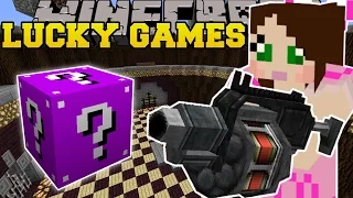 Minecraft: ROCKET LAUNCHERS EXPLOSIVE CHALLENGE GAMES - Lucky Block Mod - Modded Mini-Game