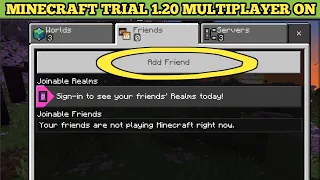 How to play minecraft trial with frends || 1.19 || 1.20 || 2023
