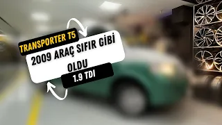 2009 Model Tranporter Sıfır Araç Gibi Oldu // T5 Karavan Dönüşümü