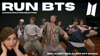 BTS: Run BTS Dance Practice Reaction | jimin's turtleneck is not turtlenecking sos