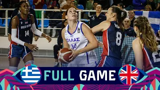 Greece v Great Britain | Full Basketball Game | FIBA Women's EuroBasket 2023 Qualifiers