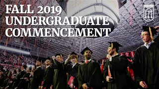 Fall 2019 Undergraduate Commencement