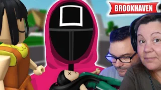 EL JUEGO DEL CALAMAR 🦑 EN BROOKHAVEN!! *JUGAREMOS MUEVETE LUZ VERDE* PELICULA BROOKHAVEN ROBLOX!