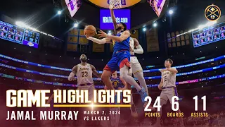 Jamal Murray Full Game Highlights vs. Lakers 🎥