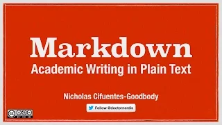 Academic Writing in Markdown