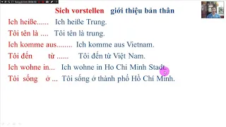 Học tiếng Đức- Chào hỏi và giới thiệu bản thân