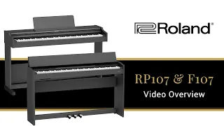 Introducing the Roland RP107 and F107 Digital Pianos!