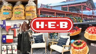 BEST US GROCERY STORE 2023 | HEB SHOP WITH ME & HAUL 🍰🍖🇺🇸