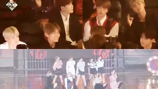 20181106 BTS' Reaction to Twice Performance @ MGA