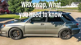 Subaru Imperza swapped into WRX "What you need to do the swap."