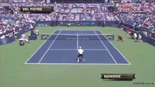 Cincinnati 2012 Semi Final Djokovic vs Del Potro HD Best points from Djokovic