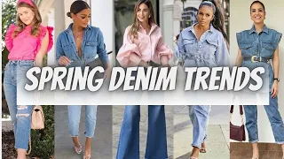 Spring Denim Trends | Spring 2024 Denim Trends You NEED to Know | Top Denim Trends 2024