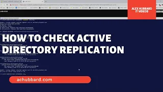 How To Check Active Directory Replication