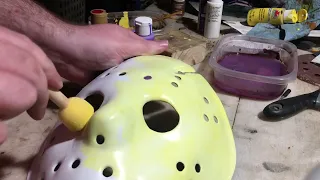 Custom Friday the 13th mask Jason takes Manhattan