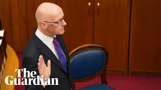 John Swinney sworn in as Scotland's first minister