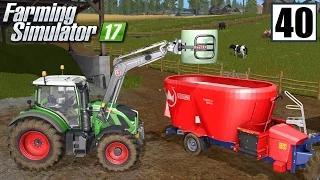 Hodowla krów - Farming Simulator 17 (#40) | gameplay pl