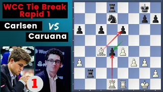 Carlsen Wins The Rook Endgame - Carlsen vs Caruana |Tie Break 1 World Chess Championship Match 2018