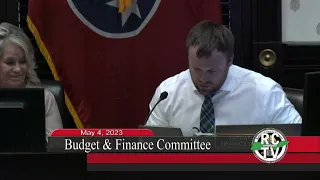 Budget & Finance Committee - May 4, 2023