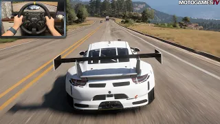 Forza Horizon 5 - 2018 Porsche 911 GT3 R | Moza DD R9 Gameplay