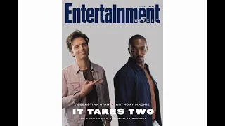 03.16.21 Sebastian Stan & Anthony Mackie on digital cover @ Entertainment Weekly