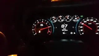 2018 Camaro zl1 0-150 km/h on track mode