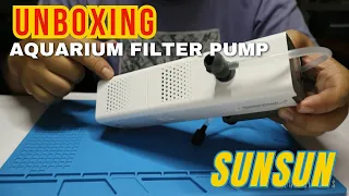 Unboxing Aquarium Filter Pump | SUNSUN