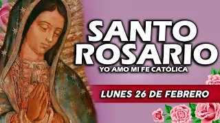 ❤️SANTO ROSARIO DE HOY LUNES 26 DE FEBRERO DE 2024🌷Rosario a la Virgen  María🌹Yo Amo❤️Mi Fe Católica