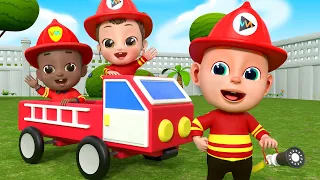 Fire Truck Rescue Mission | More Nursery Rhymes & Rosoo Kids Songs