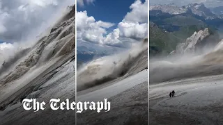 Six killed as heatwave causes avalanche on mountain Marmolada in northeastern Italy