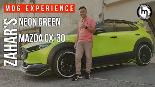 マツダ 2021 Mazda CX-30 Neon Green, Zahar's | MDG Experience #cx30 #autoexe #knightsport #vorsteiner