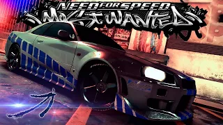 NFSMW REMASTER 2022 (4K 60FPS) HEAT LEVEL 6 FINAL PURSUIT With Brian's Nissan GTR R34