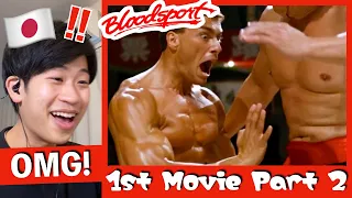 Japanese Karate Sensei Reacts To "Bloodsport 1 Part 2" for the 1st Time!