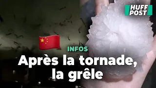 Après une tornade meurtrière, la Chine touchée par une puissante tempête de grêle