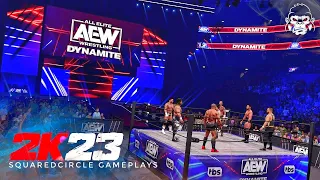 AEW Dynamite 2023 NEW Modded Arena w/ Entrances ft. CM Punk, MJF, Kenny Omega | New WWE 2K23 Mods
