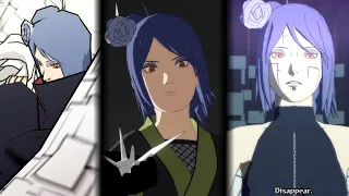 Konan Ultimate Jutsus in All Naruto Ultimate Ninja Series