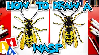 How To Draw A Realistic Wasp