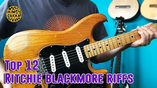 Top12 Ritchie Blackmore Riffs