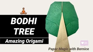 Your way to Enlightenment! How to do an amazing origami Bodhi Tree 🌳