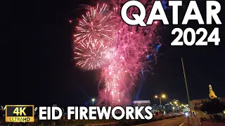 Fireworks in Souq Waqif | QATAR Eid Al Fitr 2024 #qatar #4k #ramadan #2024