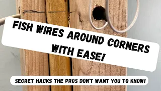 How To Fish Electrical Wires. "SECRET OF THE PROS!" Tricks that Make Wire Fishing Easy!