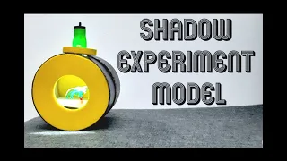 Shadow experiment model | Transparent & Opaque objects| Science project.