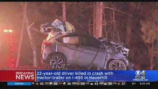Wrong-Way Driver Killed In Crash With Tanker Truck On Route 495 In Haverhill